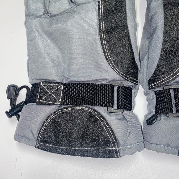 ABG Accessories Thinsulate Insulation 40 Grams Gray Black Winter Gloves Men's - Picture 2 of 6